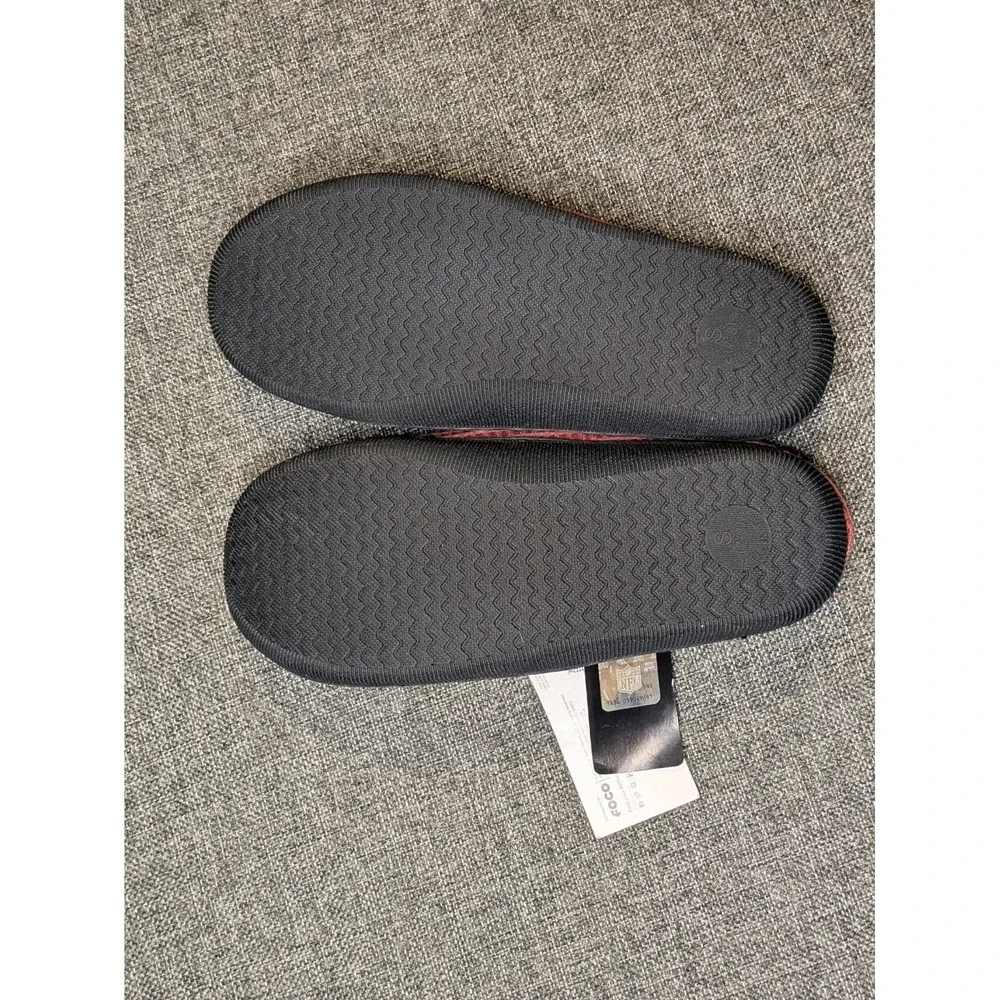 Foco San Francisco‎ 49ers Red Slip On Slippers Size Small 7/8 NFL Football